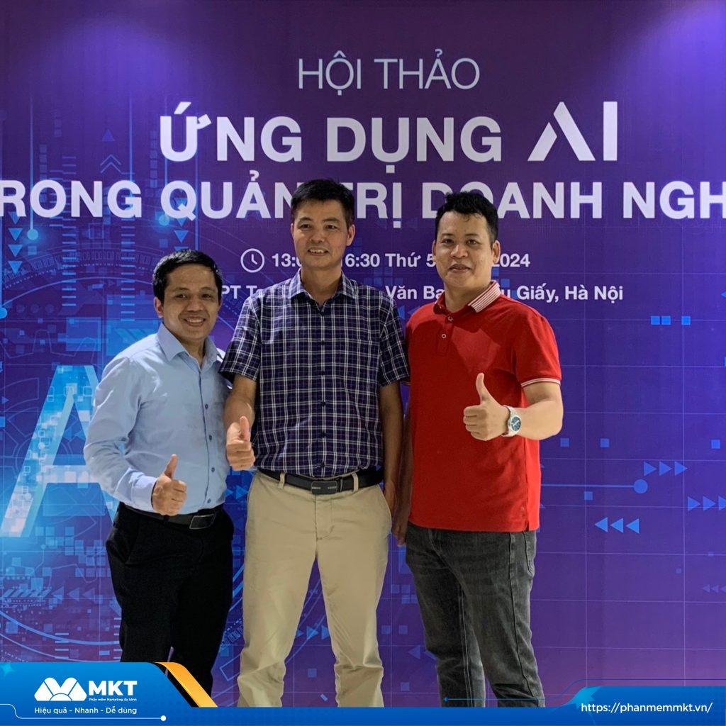Phần mềm MKT đồng hành Viện Quản trị và Công nghệ FSB – FPT tại “Ứng dụng Công nghệ AI trong Quản trị Doanh nghiệp”