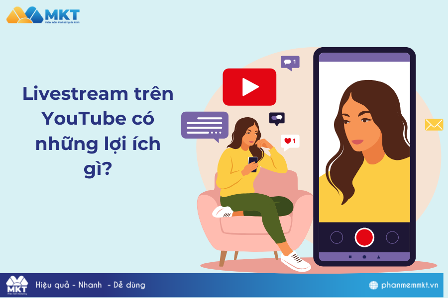 Cách Livetream nhiều người xem Youtube